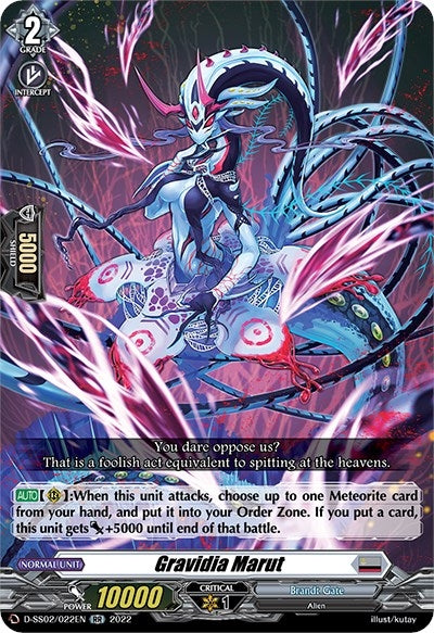 Image for Gravidia Marut (D-SS02: Festival Collection 2022) (D-SS02/022EN) - Cardfight Vanguard