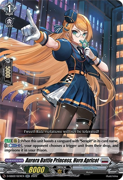 Image for Aurora Battle Princess, Horn Apricot (D-SS02: Festival Collection 2022) (D-SS02/024EN) - Cardfight Vanguard