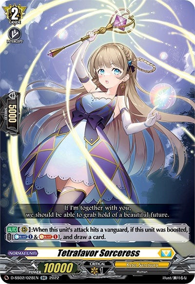Image for Tetrafavor Sorceress (D-SS02: Festival Collection 2022) (D-SS02/028EN) - Cardfight Vanguard