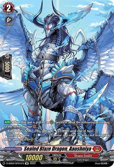Image for Sealed Blaze Dragon, Aaushniya (SP) (D-SS02: Festival Collection 2022) (D-SS02/SP01EN) - Cardfight Vanguard