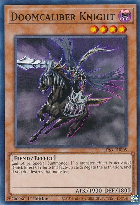 Image for Doomcaliber Knight (Legendary Duelists: Season 3) (LDS3-EN005) - YuGiOh