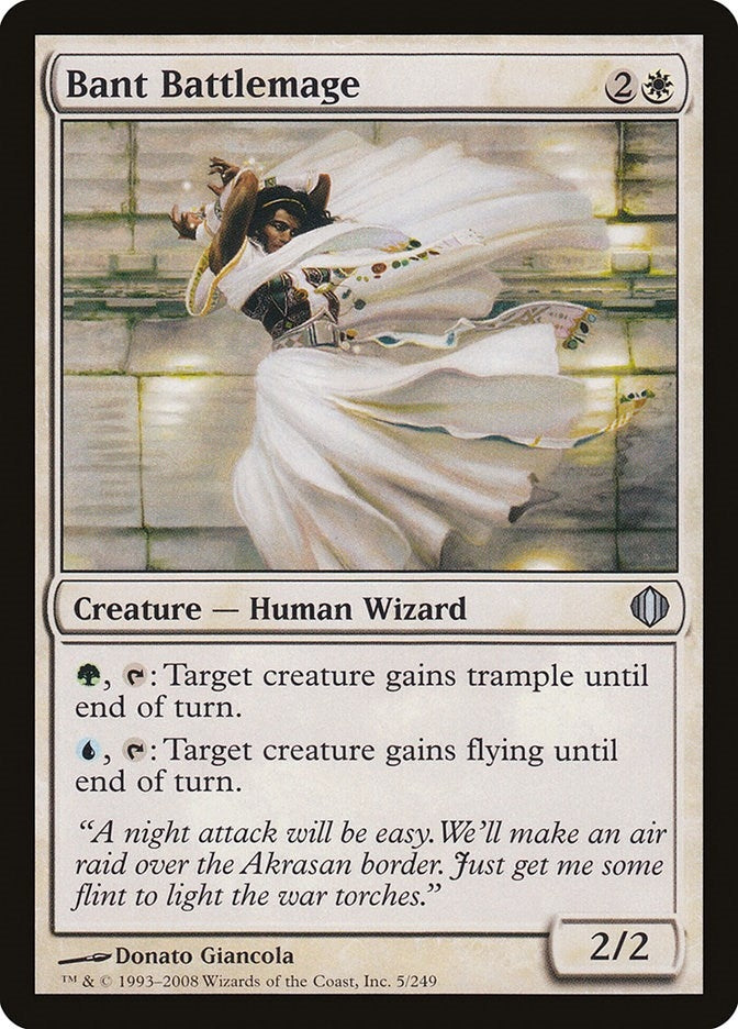 Image for Bant Battlemage (Shards of Alara) (5) - Magic: The Gathering