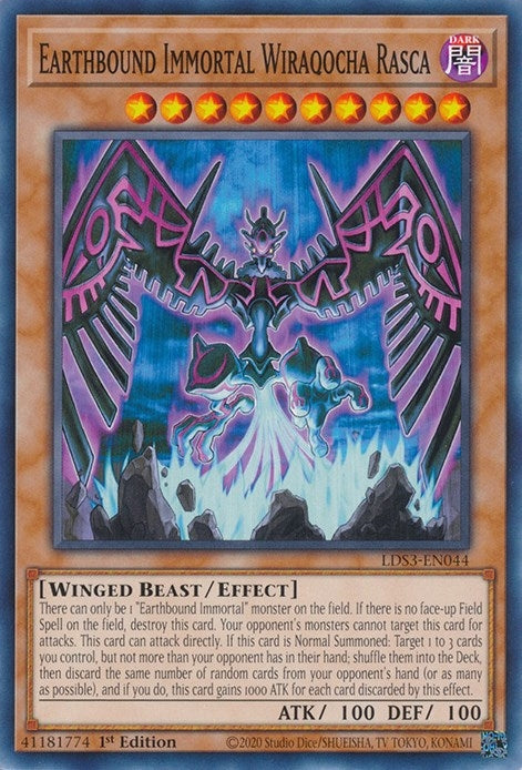 Image for Earthbound Immortal Wiraqocha Rasca (Legendary Duelists: Season 3) (LDS3-EN044) - YuGiOh