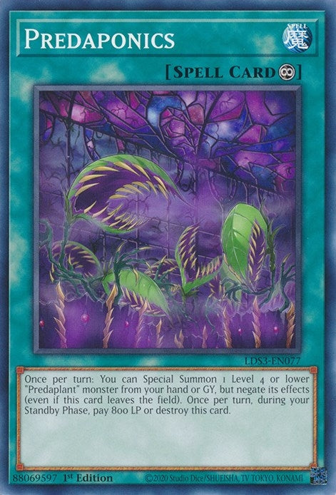 Image for Predaponics (Legendary Duelists: Season 3) (LDS3-EN077) - YuGiOh