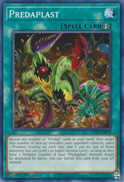 Image for Predaplast (Legendary Duelists: Season 3) (LDS3-EN078) - YuGiOh