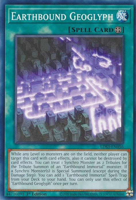 Image for Earthbound Geoglyph (Legendary Duelists: Season 3) (LDS3-EN056) - YuGiOh