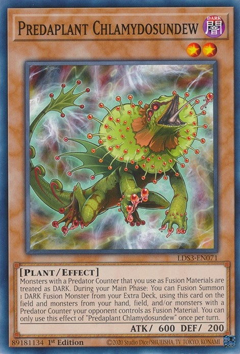 Image for Predaplant Chlamydosundew (Legendary Duelists: Season 3) (LDS3-EN071) - YuGiOh