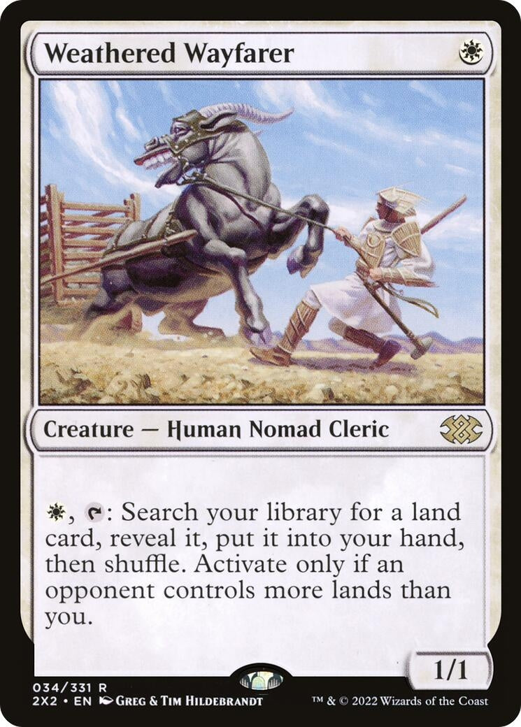 Image for Weathered Wayfarer (Double Masters 2022) (34) - Magic: The Gathering