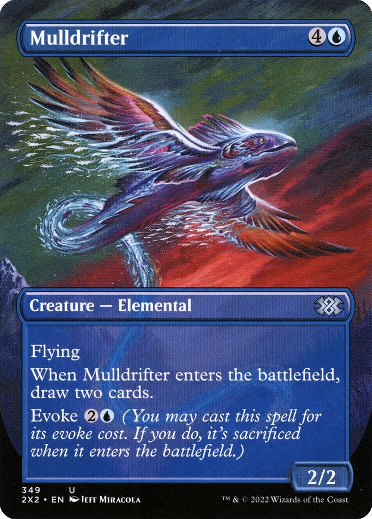 Image for Mulldrifter (Borderless) (Double Masters 2022) (349) - Magic: The Gathering