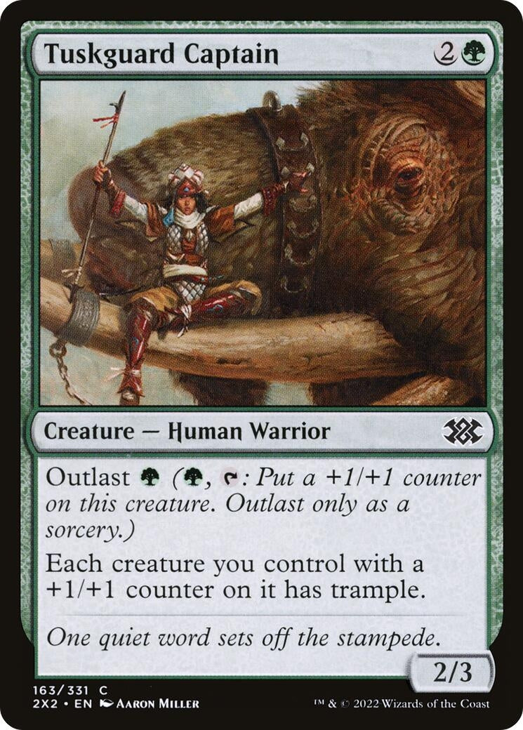 Image for Tuskguard Captain (Double Masters 2022) (163) - Magic: The Gathering