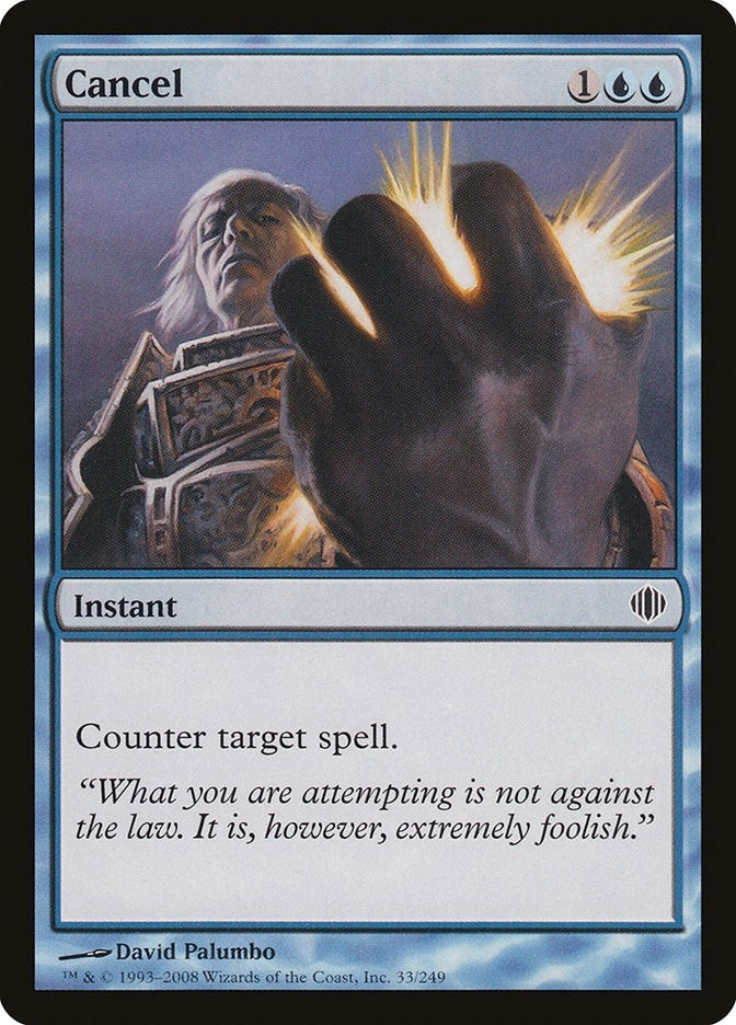 Image for Cancel (Shards of Alara) (33) - Magic: The Gathering
