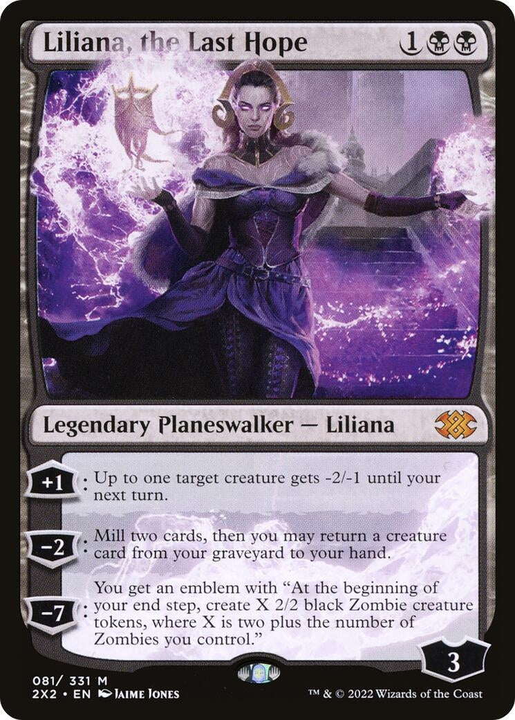 Image for Liliana, the Last Hope (Double Masters 2022) (81) - Magic: The Gathering