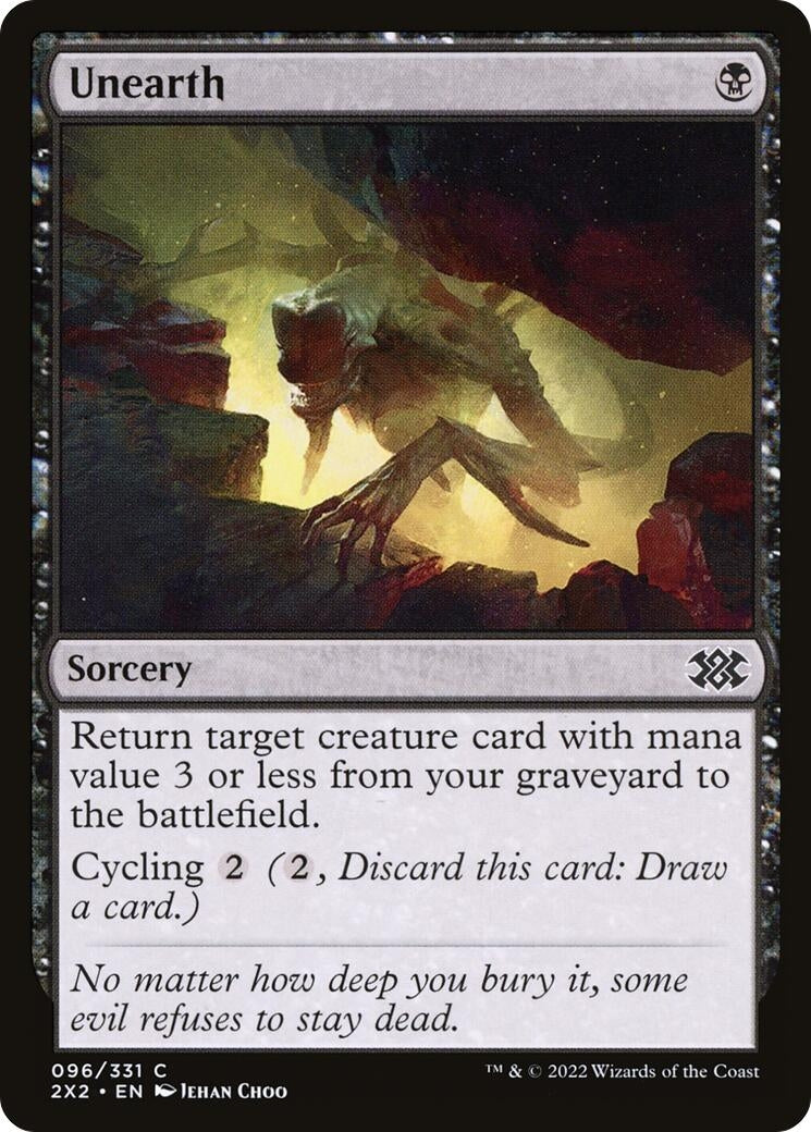 Image for Unearth (Double Masters 2022) (96) - Magic: The Gathering