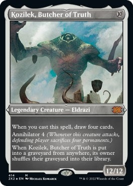 Image for Kozilek, Butcher of Truth (Foil Etched) (Double Masters 2022) (414) - Magic: The Gathering