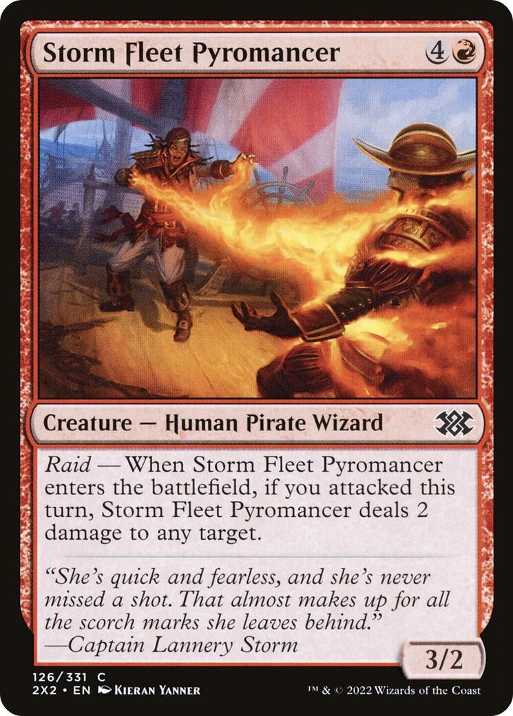 Image for Storm Fleet Pyromancer (Double Masters 2022) (126) - Magic: The Gathering
