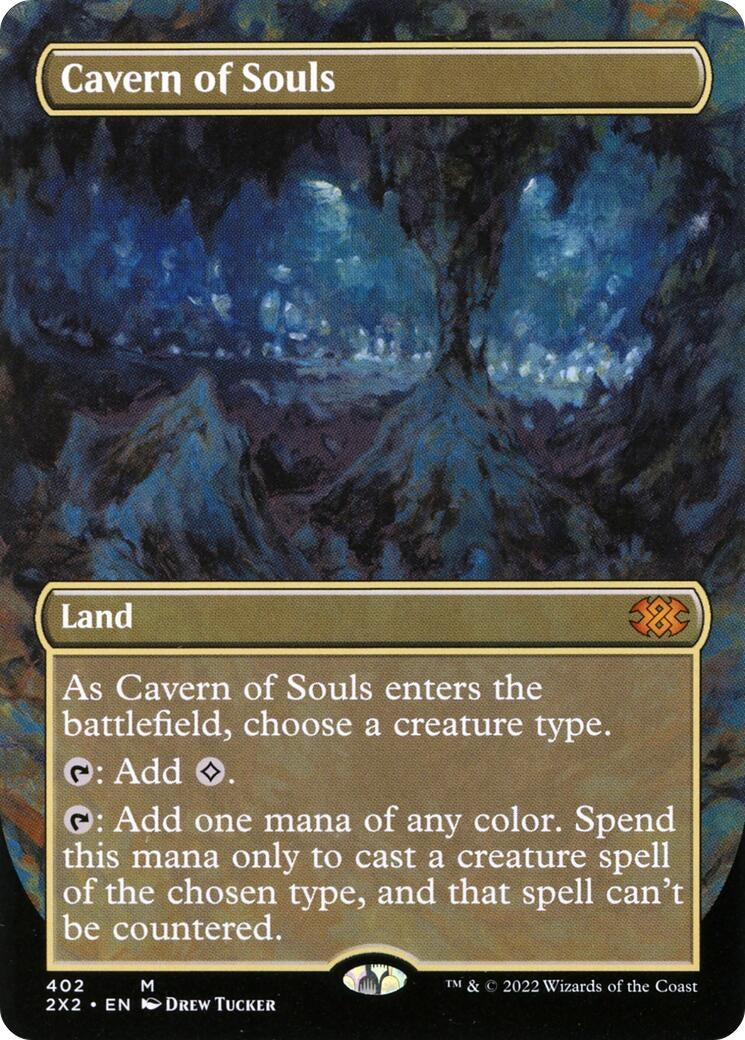 Image for Cavern of Souls (Borderless) (Double Masters 2022) (402) - Magic: The Gathering
