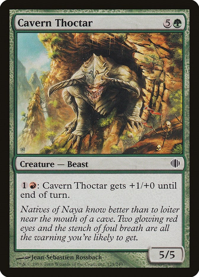 Image for Cavern Thoctar (Shards of Alara) (125) - Magic: The Gathering