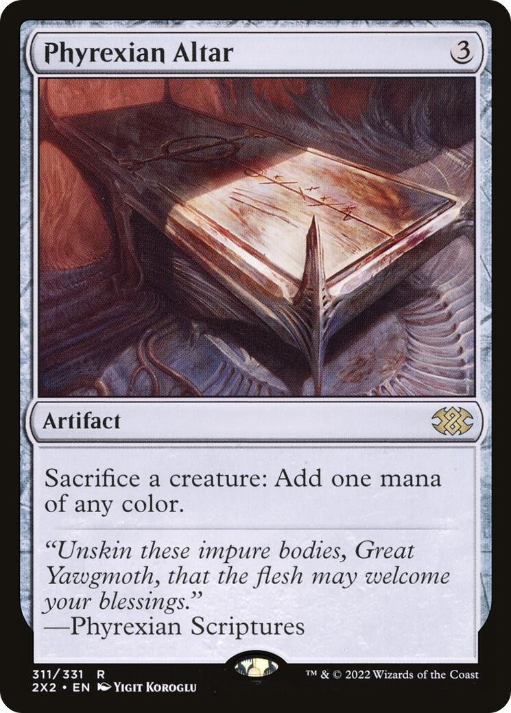 Image for Phyrexian Altar (Double Masters 2022) (311) - Magic: The Gathering