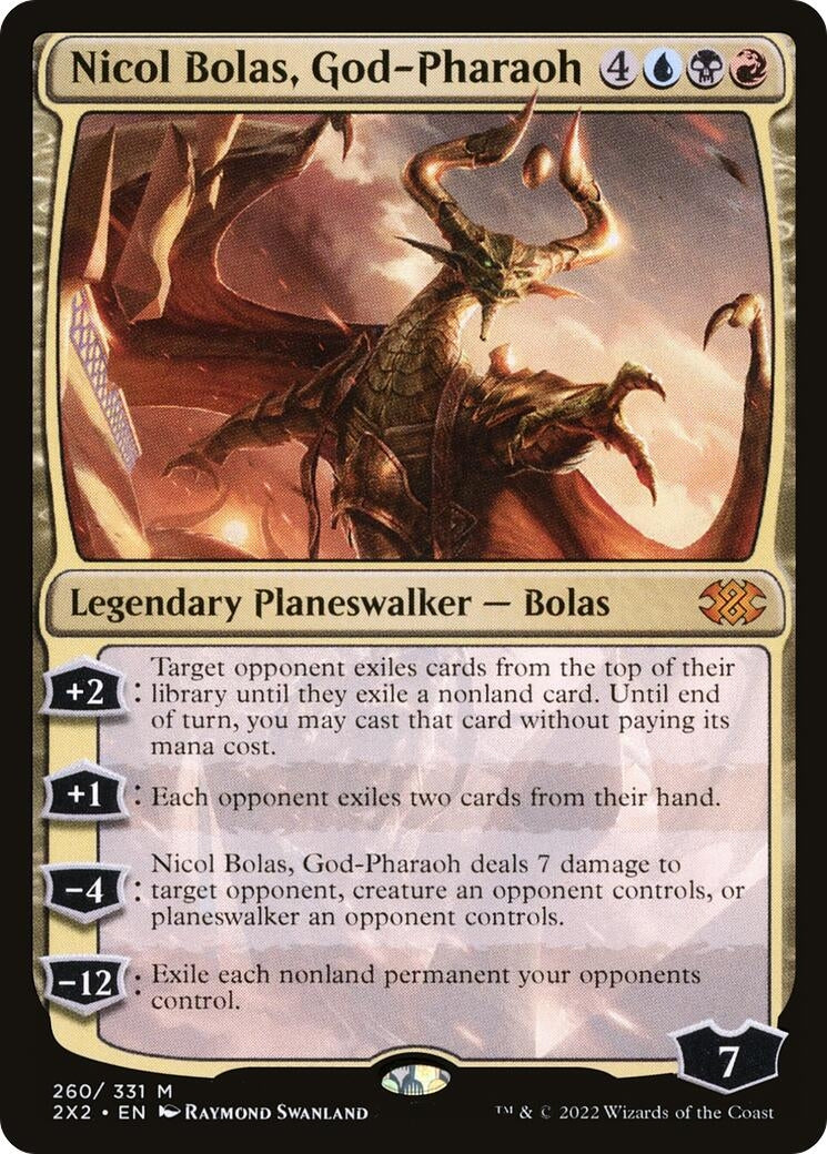 Image for Nicol Bolas, God-Pharaoh (Double Masters 2022) (260) - Magic: The Gathering