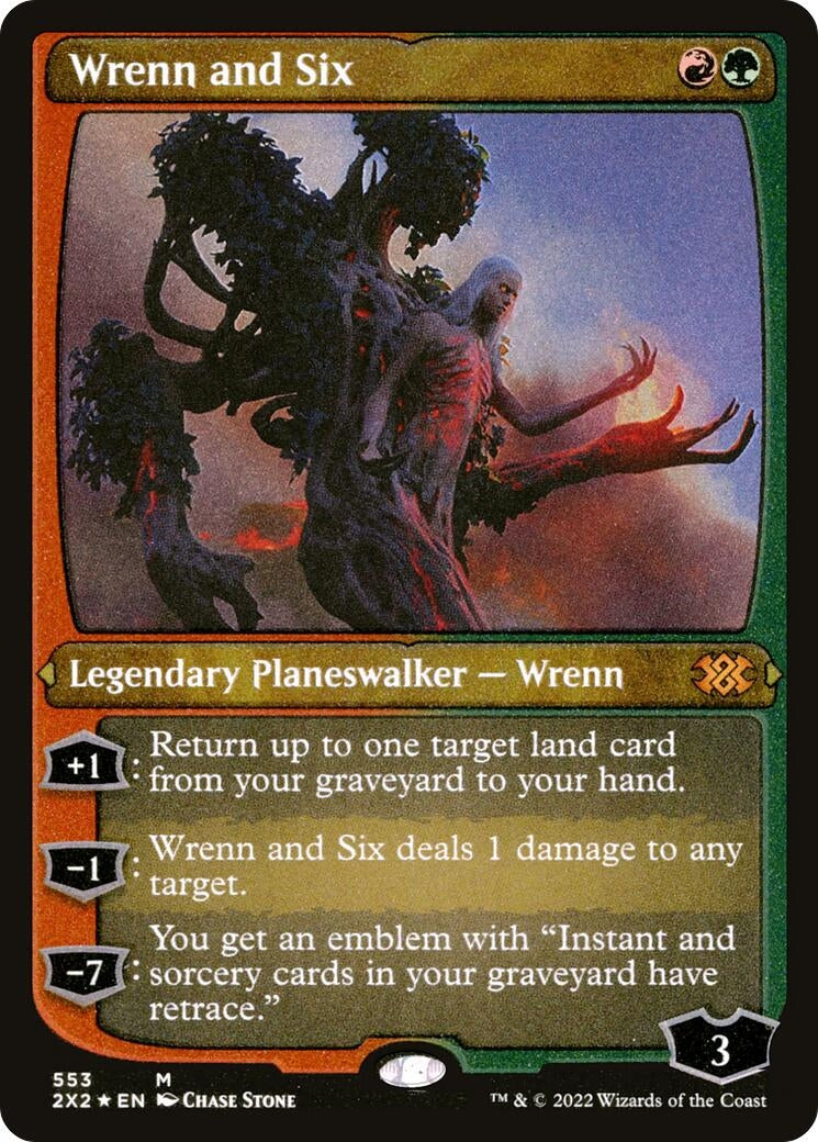 Image for Wrenn and Six (Foil Etched) (Double Masters 2022) (553) - Magic: The Gathering