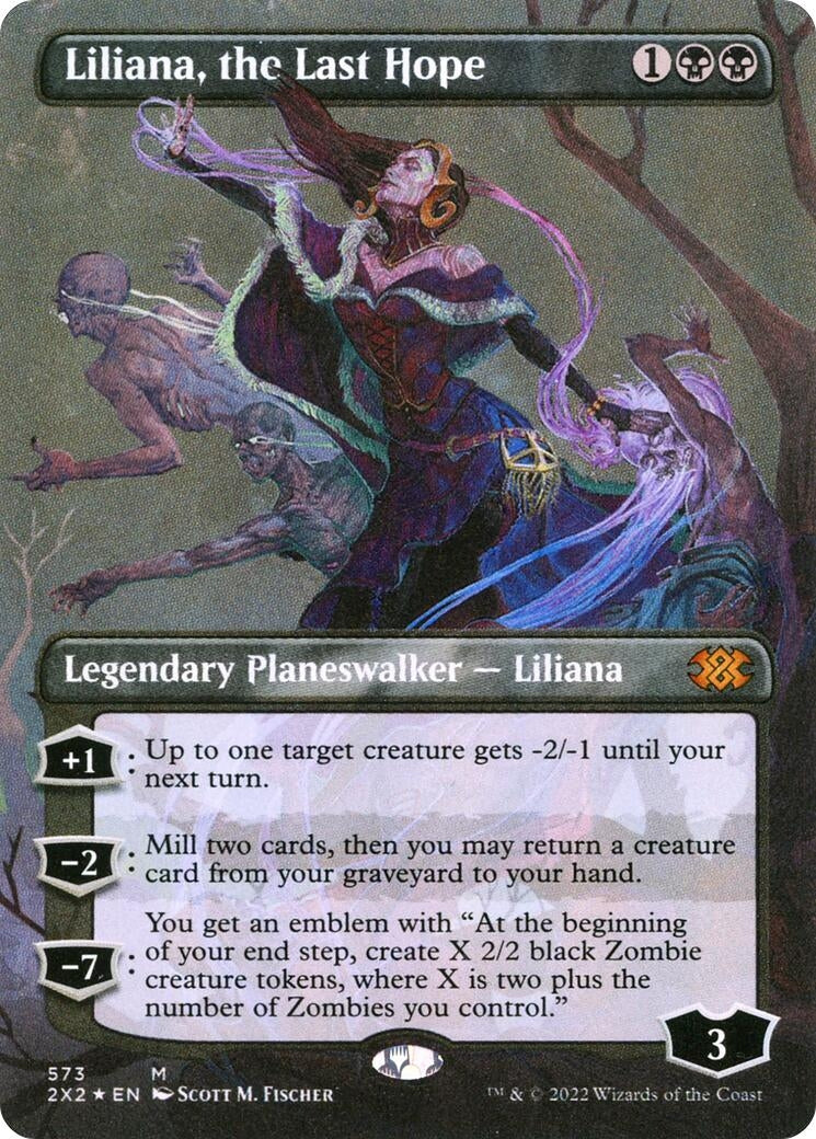 Image for Liliana, the Last Hope (Textured Foil) (Double Masters 2022) (573) - Magic: The Gathering