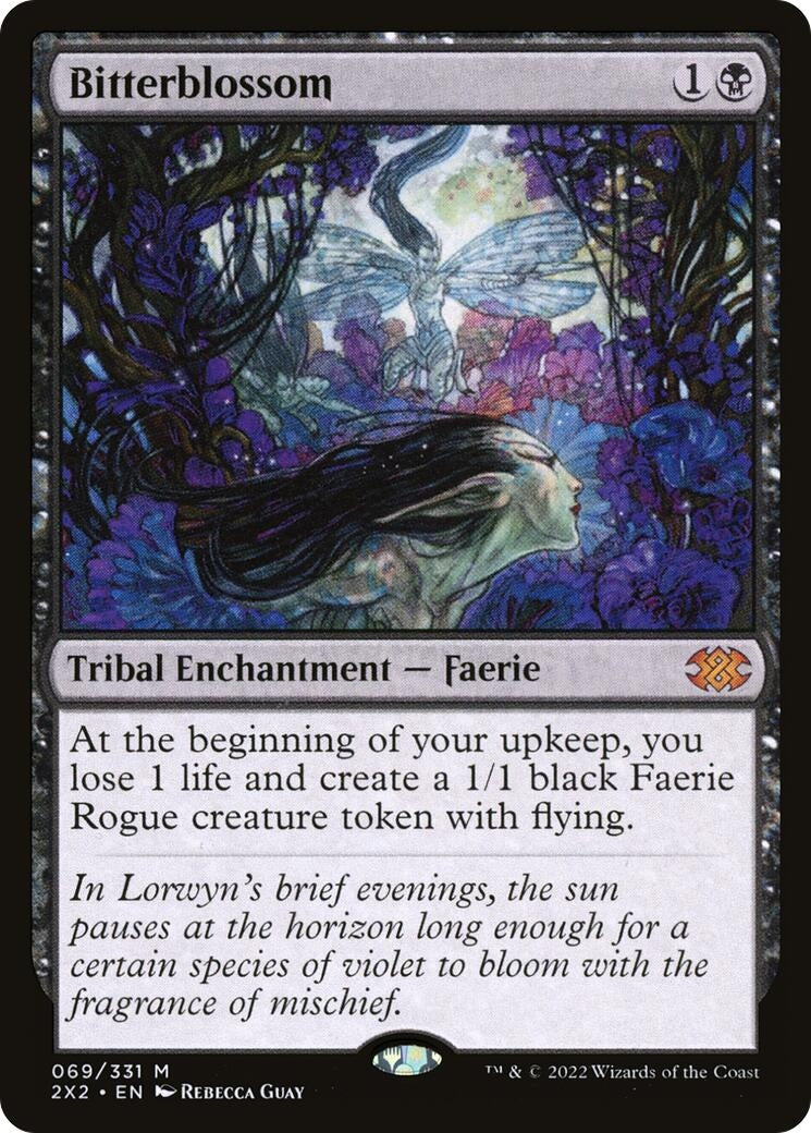 Image for Bitterblossom (Double Masters 2022) (69) - Magic: The Gathering
