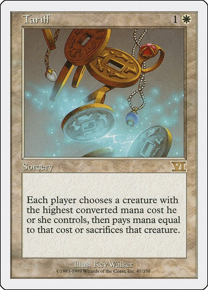 Image for Tariff (Classic Sixth Edition) (47) - Magic: The Gathering