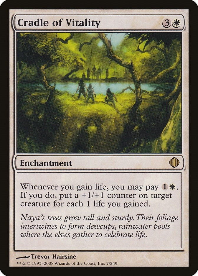 Image for Cradle of Vitality (Shards of Alara) (7) - Magic: The Gathering