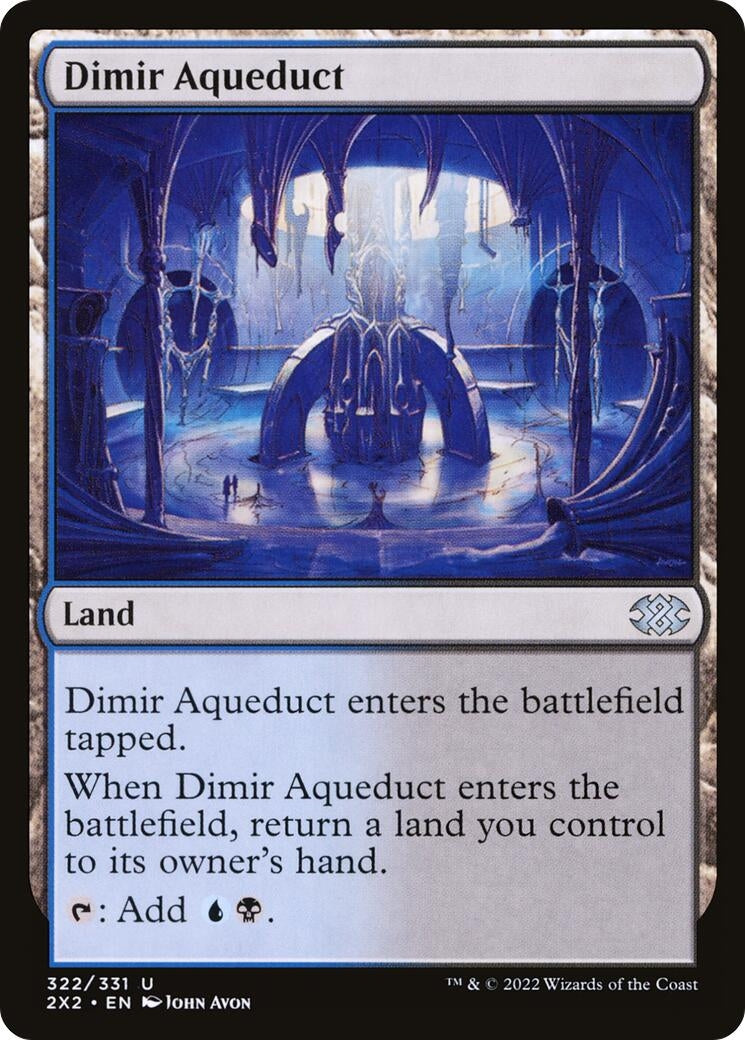 Image for Dimir Aqueduct (Double Masters 2022) (322) - Magic: The Gathering