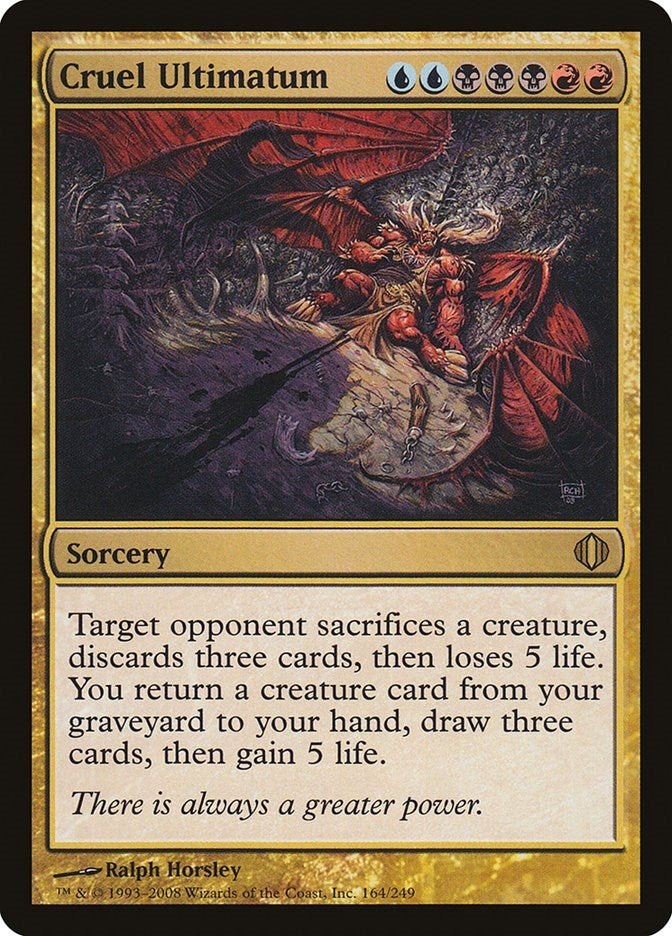 Image for Cruel Ultimatum (Shards of Alara) (164) - Magic: The Gathering