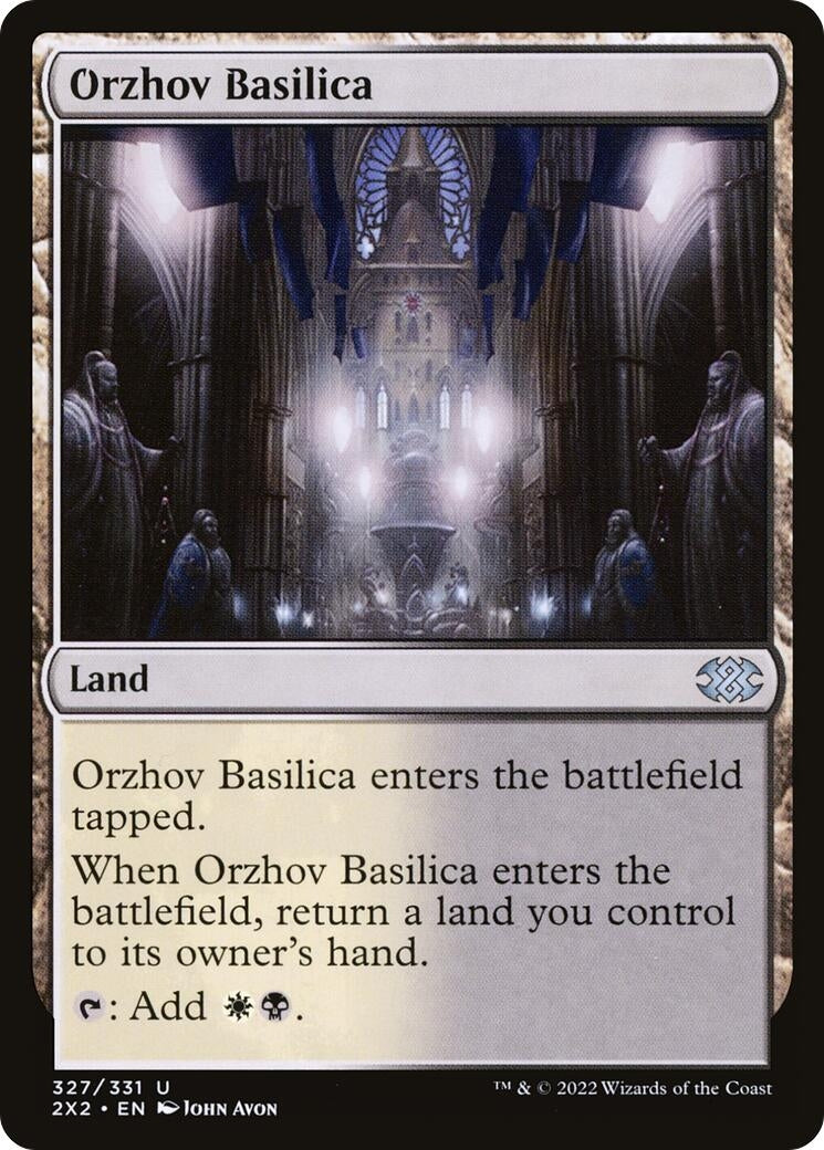 Image for Orzhov Basilica (Double Masters 2022) (327) - Magic: The Gathering