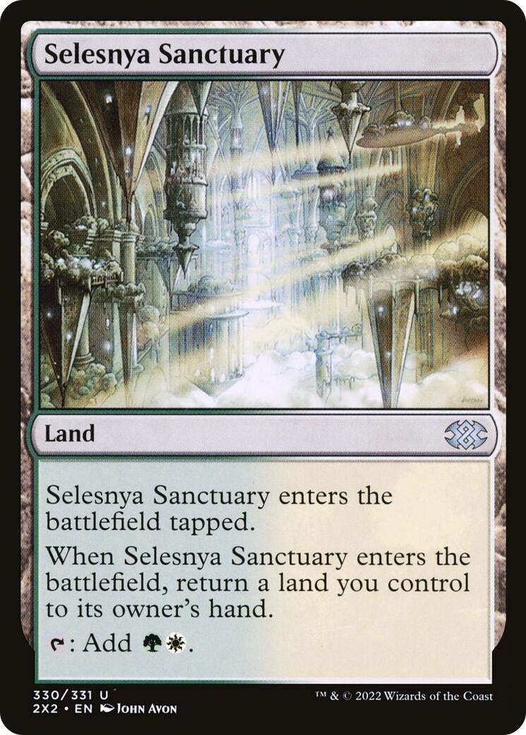 Image for Selesnya Sanctuary (Double Masters 2022) (330) - Magic: The Gathering