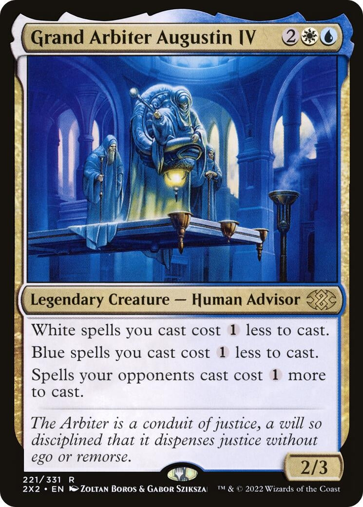 Image for Grand Arbiter Augustin IV (Double Masters 2022) (221) - Magic: The Gathering