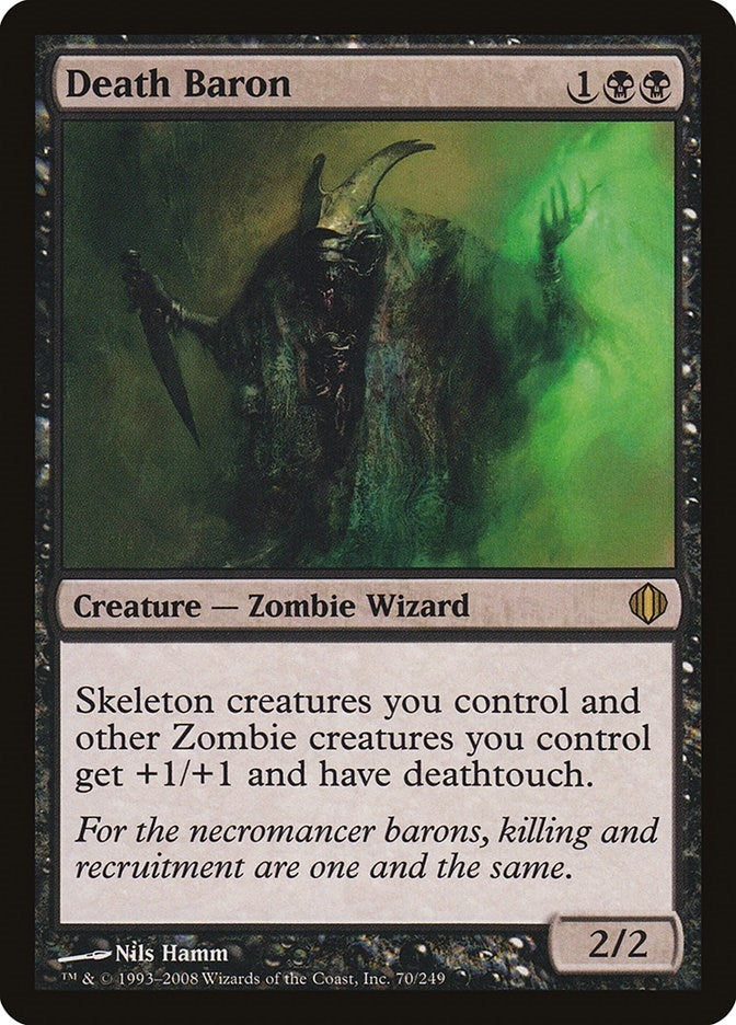 Image for Death Baron (Shards of Alara) (70) - Magic: The Gathering