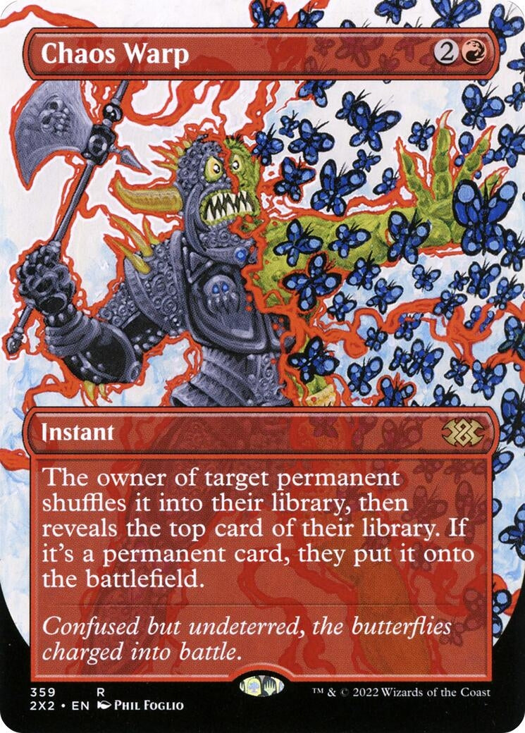 Image for Chaos Warp (Borderless) (Double Masters 2022) (359) - Magic: The Gathering