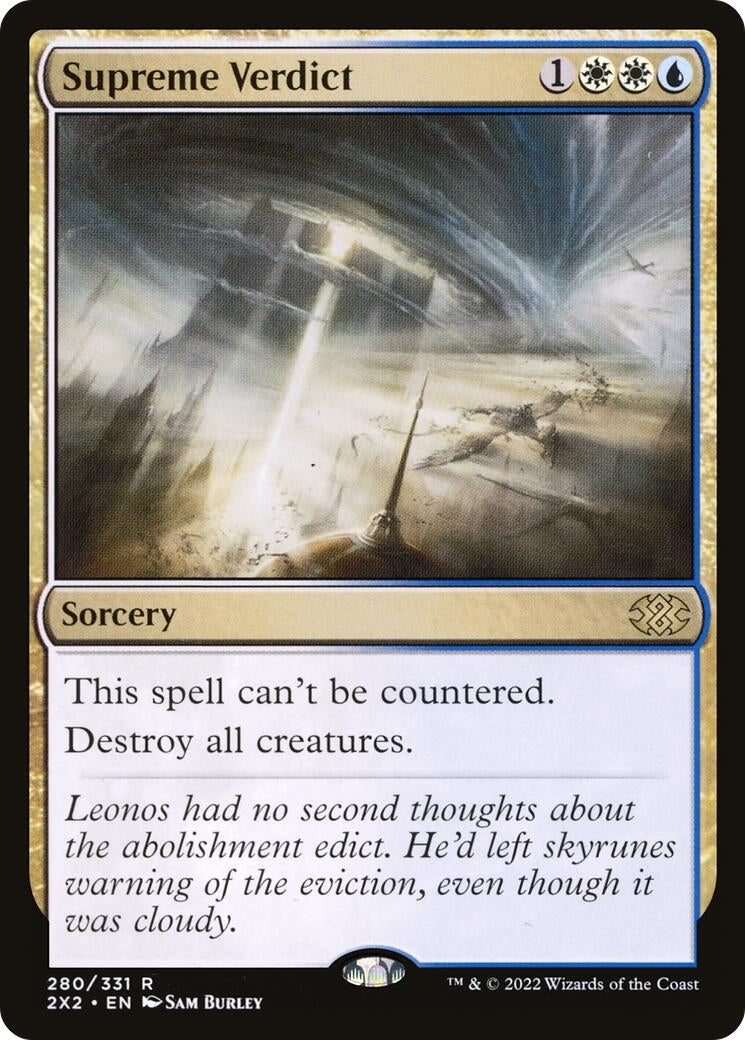 Image for Supreme Verdict (Double Masters 2022) (280) - Magic: The Gathering