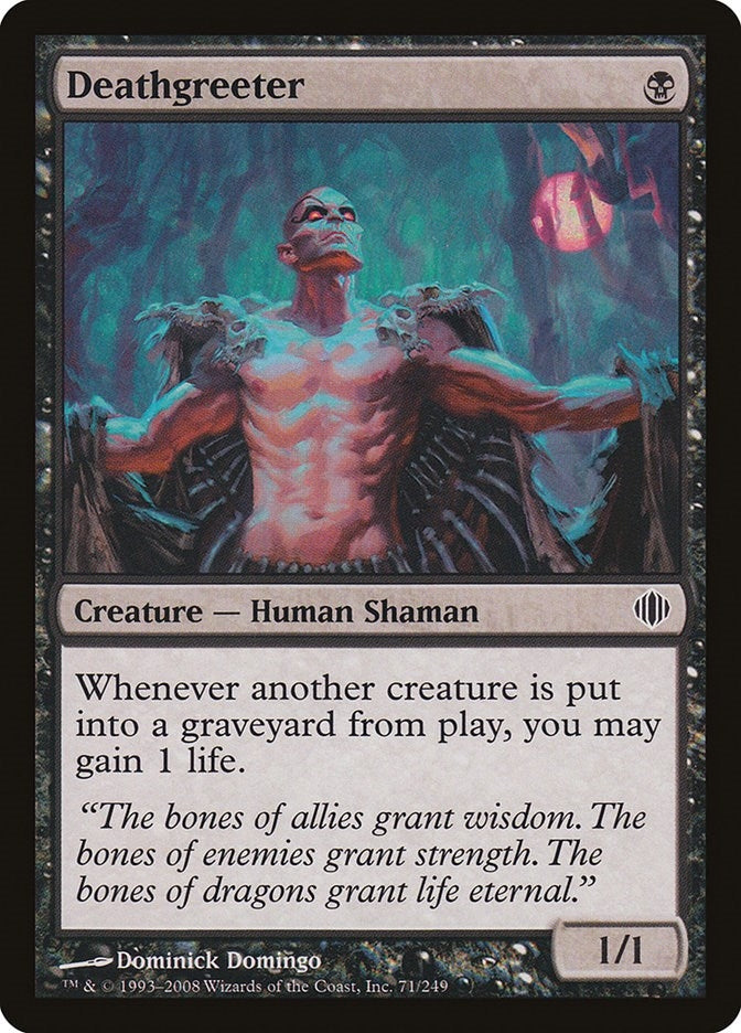Image for Deathgreeter (Shards of Alara) (71) - Magic: The Gathering