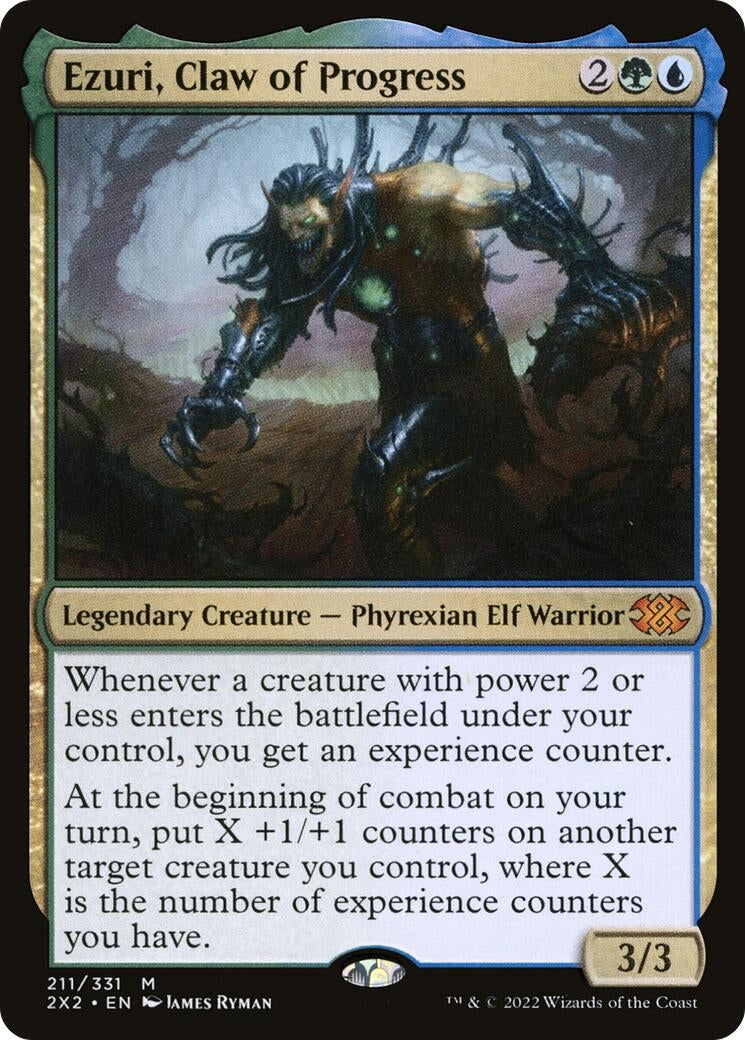 Image for Ezuri, Claw of Progress (Double Masters 2022) (211) - Magic: The Gathering
