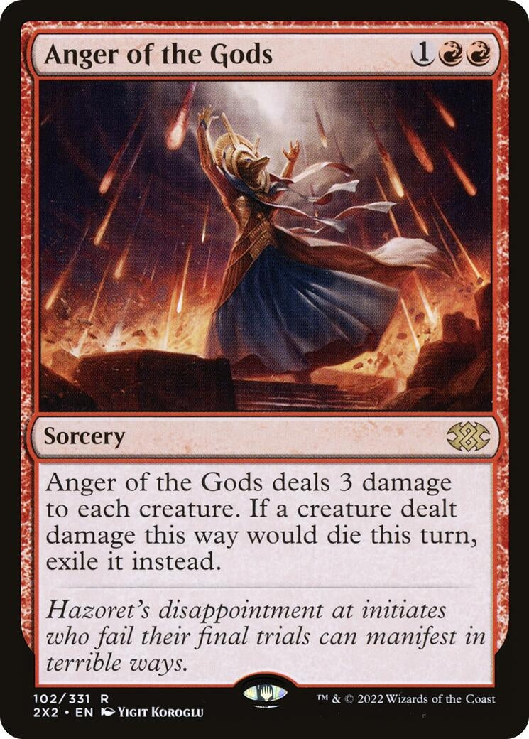 Image for Anger of the Gods (Double Masters 2022) (102) - Magic: The Gathering