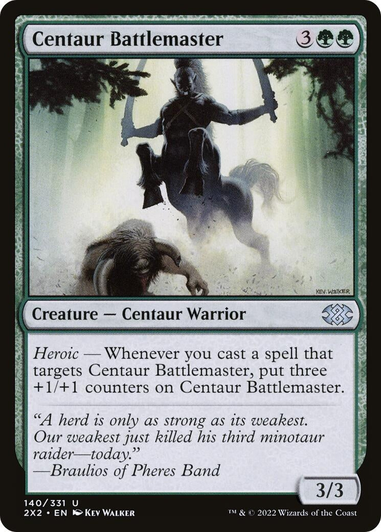 Image for Centaur Battlemaster (Double Masters 2022) (140) - Magic: The Gathering