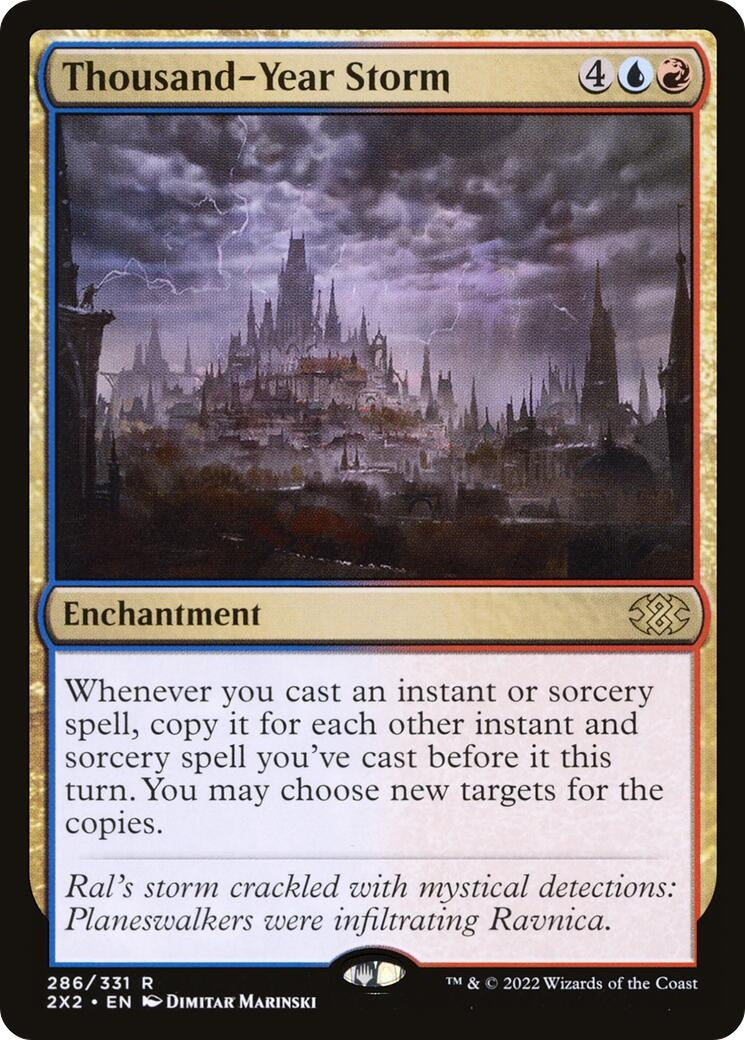 Image for Thousand-Year Storm (Double Masters 2022) (286) - Magic: The Gathering