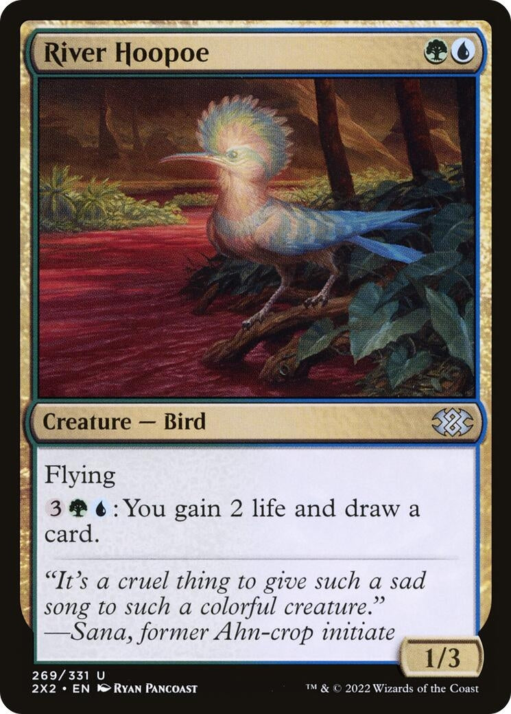 Image for River Hoopoe (Double Masters 2022) (269) - Magic: The Gathering