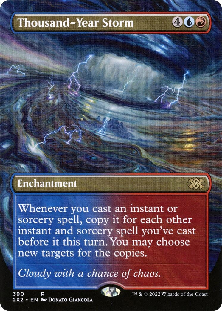 Image for Thousand-Year Storm (Borderless) (Double Masters 2022) (390) - Magic: The Gathering