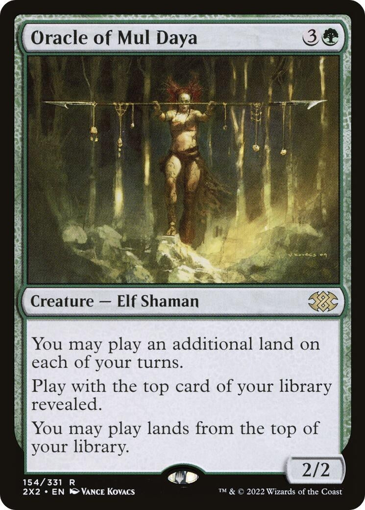 Image for Oracle of Mul Daya (Double Masters 2022) (154) - Magic: The Gathering