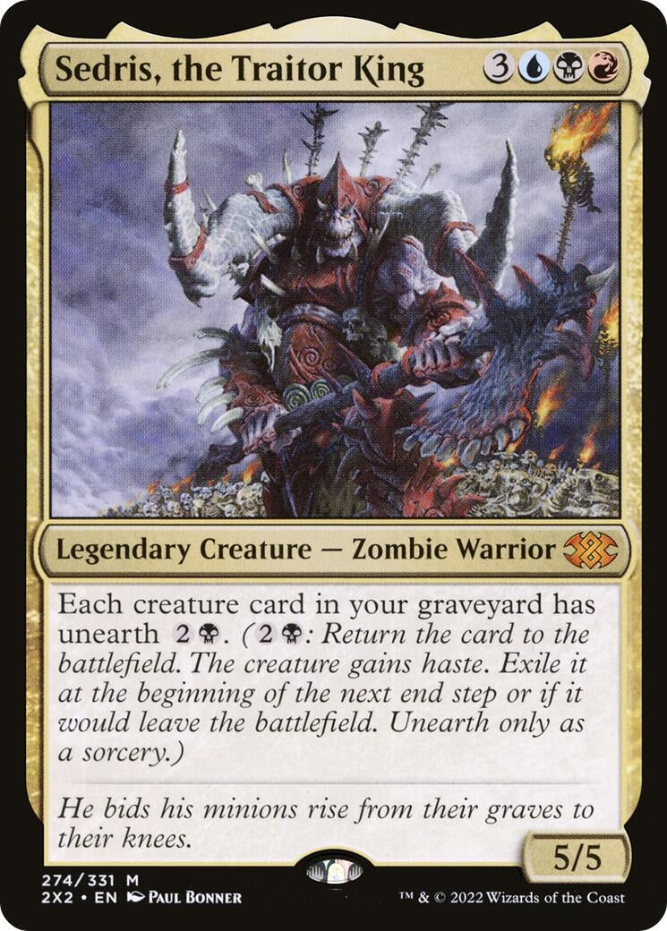 Image for Sedris, the Traitor King (Double Masters 2022) (274) - Magic: The Gathering