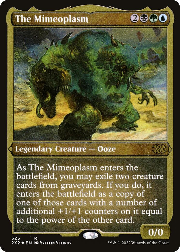 Image for The Mimeoplasm (Foil Etched) (Double Masters 2022) (525) - Magic: The Gathering