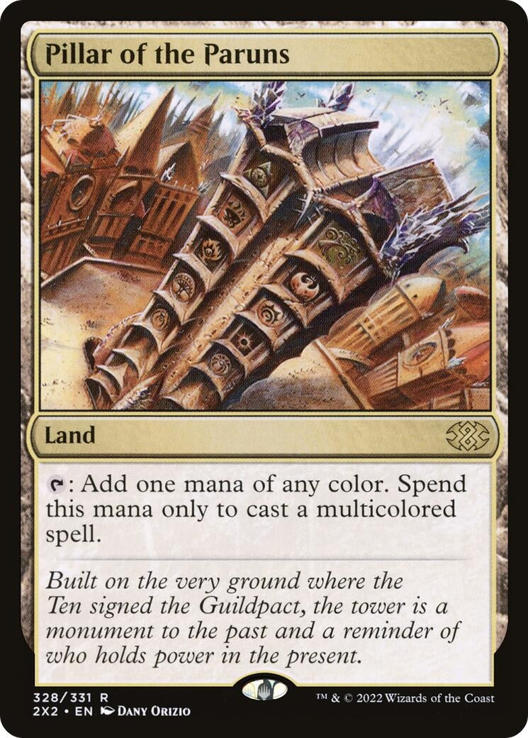 Image for Pillar of the Paruns (Double Masters 2022) (328) - Magic: The Gathering