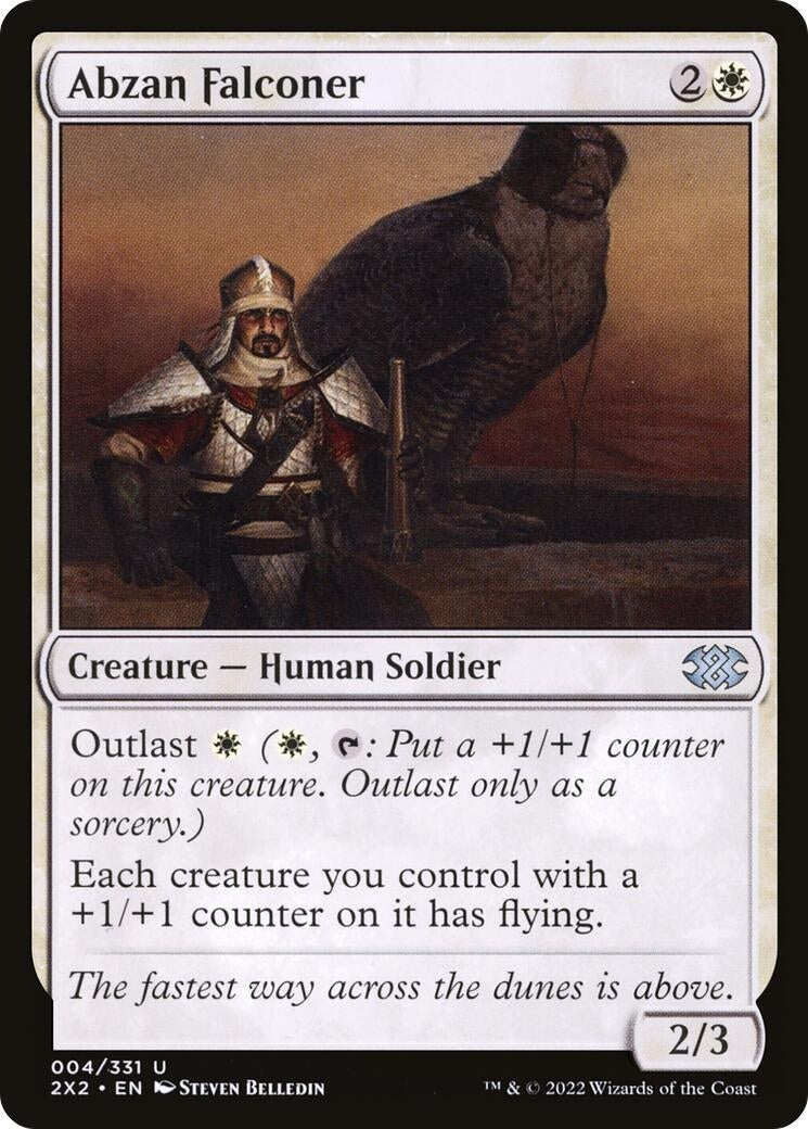 Image for Abzan Falconer (Double Masters 2022) (4) - Magic: The Gathering