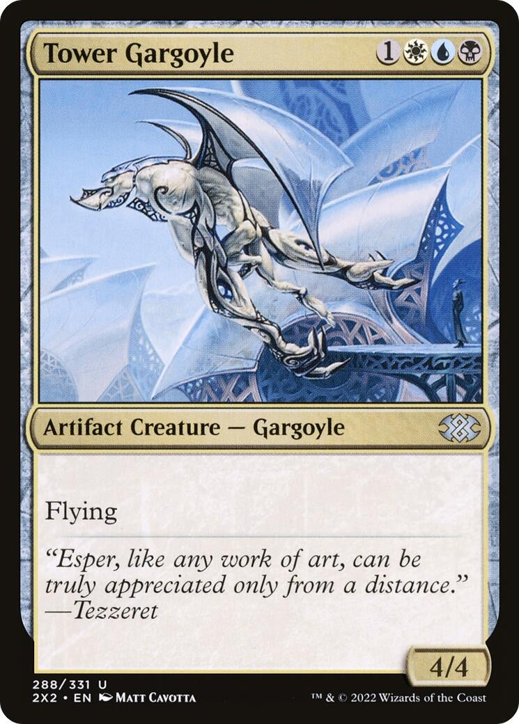 Image for Tower Gargoyle (Double Masters 2022) (288) - Magic: The Gathering
