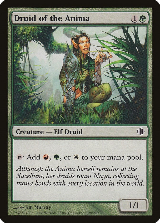 Image for Druid of the Anima (Shards of Alara) (128) - Magic: The Gathering